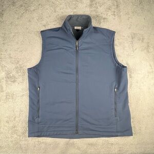 Ibex Vest Men’s XL Blue Climawool Cirrus Softshell Full Zip Merino Wool Blend